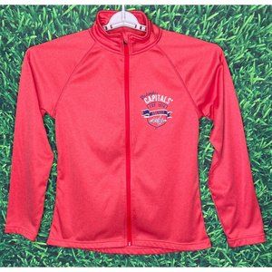 Washington Capitals NHL Hockey Women’s Large 12/14 Red Full Zip Jacket